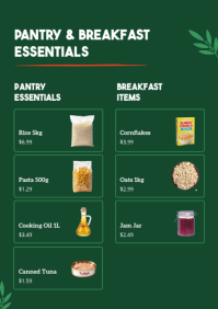 Grün Grocery Store Weekly Savings A4 Template - Page 4