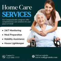 Green Professional Home Care Instagram Post Instagram-Beitrag template
