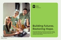 Hijau Housing Support Campaign Plakkaat Template - Page 1