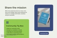 Green Professional Housing Support Campaign Poster Плакат template - Page 3