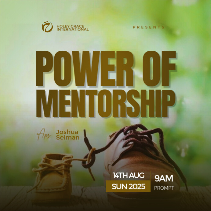 Copy of Green Professional Mentorship Flyer Instagram Post | PosterMyWall