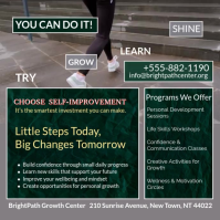 绿色 Self-Improvement Iphosti le-Instagram Template