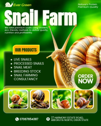 Verde Snail Farm Promotion Instagram Portrait Template