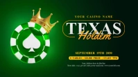 Green Professional Texas Holdem  Digital Display (16:9) template