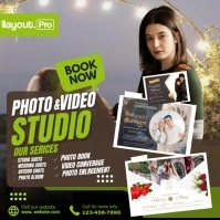 Green Professional Wedding Photography Instagram Post template