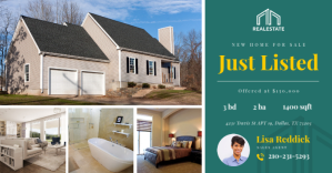 Green Real Estate Facebook Post Image template