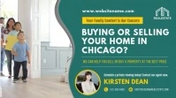 Green Real Estate Landscape Digital Display V template