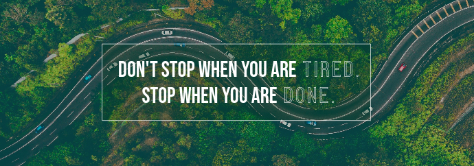 Green Roads Quote Tumblr Banner template