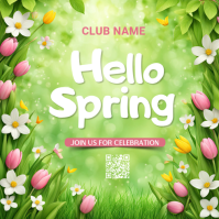 Green Spring Celebration Instagram Post template