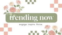Green Spring Pastel Trending Now Blog Header template