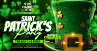 Green St. Patrick's Party Facebook Shared Image template
