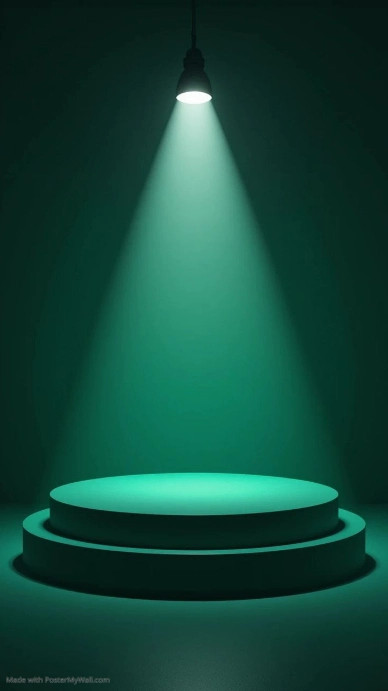 Green Stage Spotlight Instagram Story Template | PosterMyWall