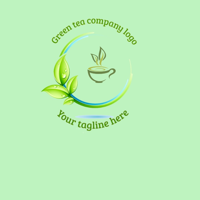 Lay Tea Logo Green Tea Logo Design