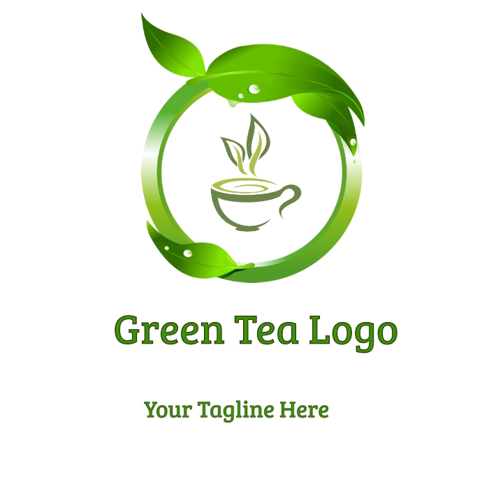 Lay Tea Logo Green Tea Logo Design