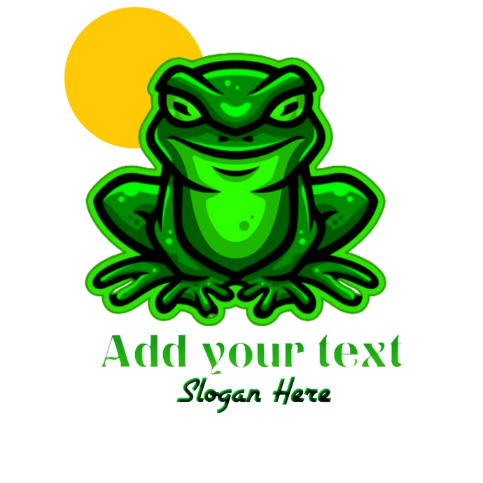 Green toad logo Template PosterMyWall