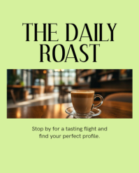Green Coffee Tasting Instagram Portrait Template - Page 5