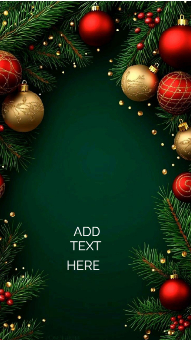 Copy of Green Typographic Merry Christmas Wishes Card Template ...