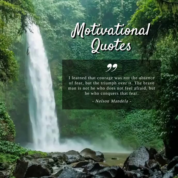 Green Typography Motivational Quotes Instagra Instagram Post template