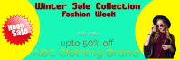 Green Winter Fashion Sale Email Header template