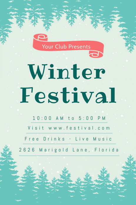 Customize 2,280+ Winter Poster Templates | PosterMyWall