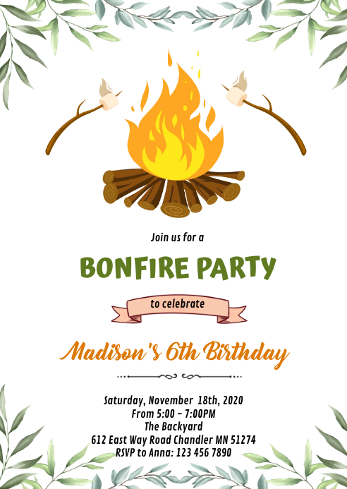 Free Printable Bon Fire Shaped Tag Free Printable Bon Fire Shaped Tag