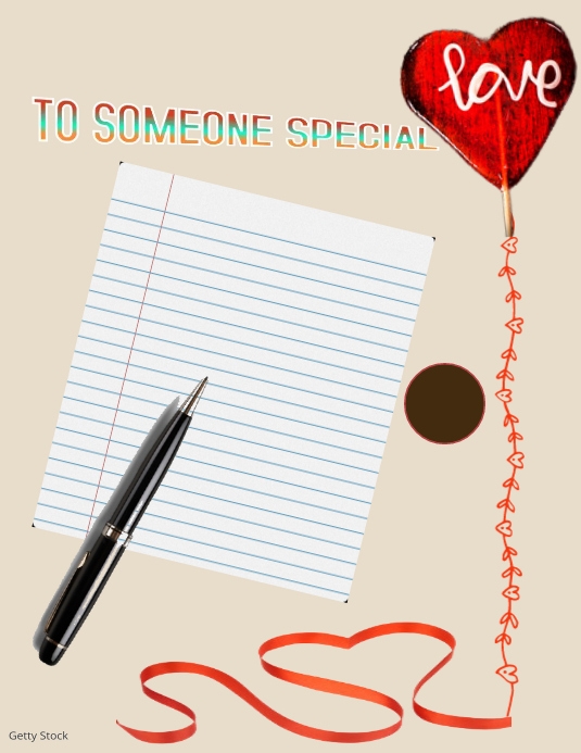Greeting card (1) Flyer (US Letter) template