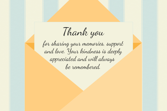 greeting card in an envelope template postermywall