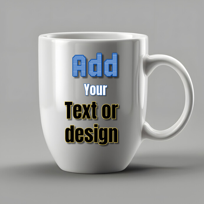 Plantilla de Grey 3d Coffee Mug Mockup Instagram Post | PosterMyWall