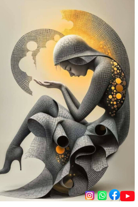 Grey Abstract Art Work Poster Template | PosterMyWall