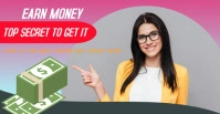 Grey Alegre Earn Money  Portada De Evento De Okładka wydarzenia na Facebooku template