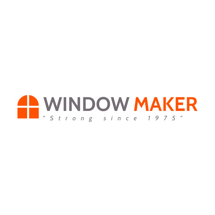 grey and orange colors window maker services Template | PosterMyWall