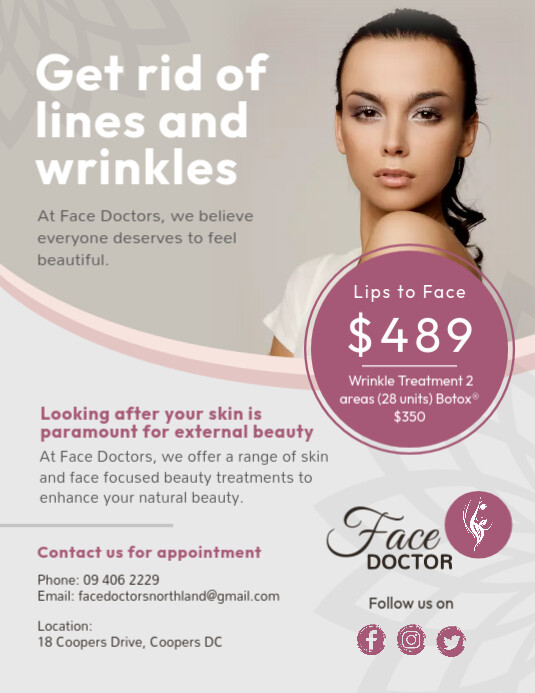 Botox Magazine Advertisement