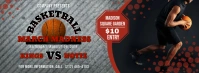 Grey Basketball March Madness Facebook Cover Photo