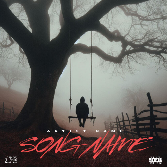 Grey Best Cover Album Music Art Trap Mixtape Rap Album Cover Template ...