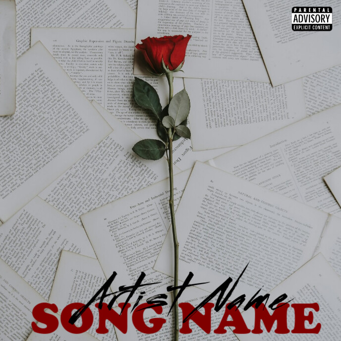 Grey  Cd Mixtape Album Cover  Album Cover template