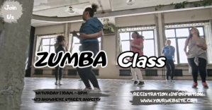 Grey Ceria Zumba Classes Gambar Bersama Faceb Изображение, которым поделились на Facebook template