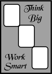 Grey Collage Frame A3 template