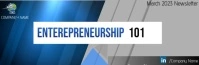 Grey Entrepreneurship Video Email Header template
