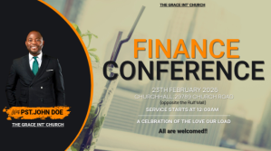 Black Finance Conference งานนำเสนอ Presentation Template