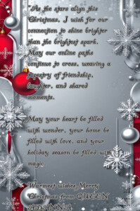 Grey Floral Editable Merry Christmas Greetings Card  Pinterest Graphic template
