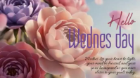 Grey Floral Inspirational Message YouTube Thumbnail Video template