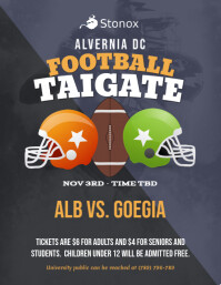 Free Football Tailgate Party Flyers Postermywall