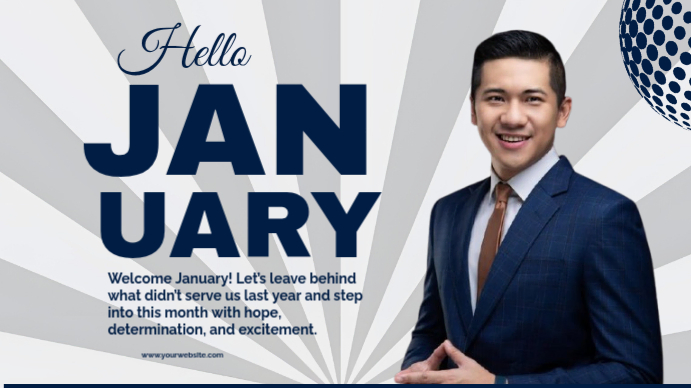 January Welcome Message Template | PosterMyWall