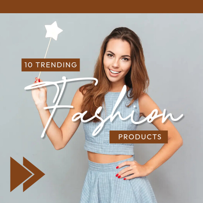 Geometric 10 Trending Fashion Products Instagram Post