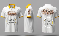 Grey Welcome T-Shirt Design US Legal Template