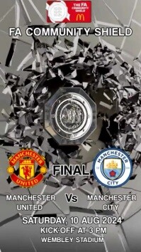 Community Shield Vip Pass Community Shield Final Posters Template | PosterMyWall