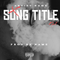Grau Music Album Cover Albumhoes Template