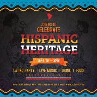 Grey Hispanic Heritage Month Template