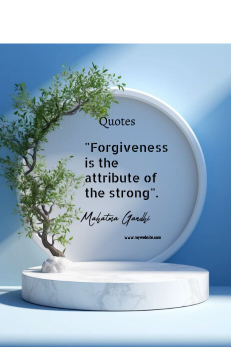 Grey Illustrative Daily Quotes, Editable Pinterest Graphic Template ...
