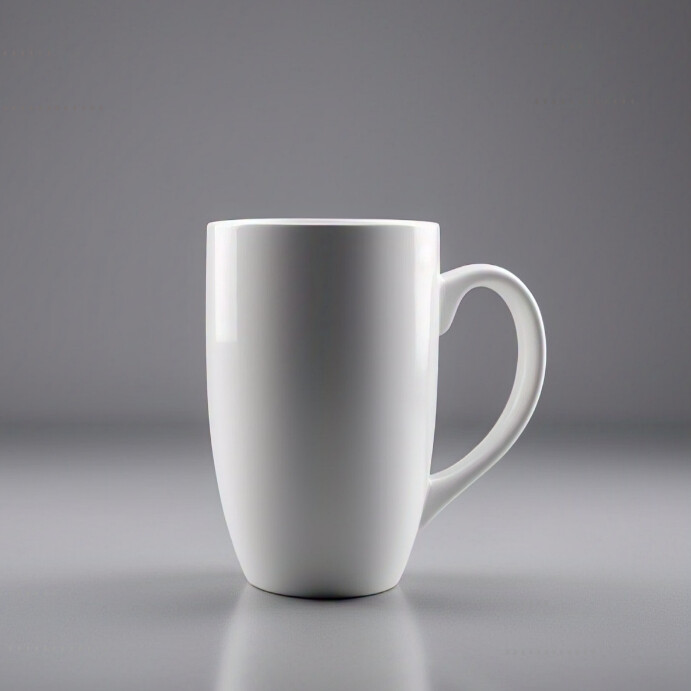 Grey Illustrative Mug Instagram Post Template | PosterMyWall